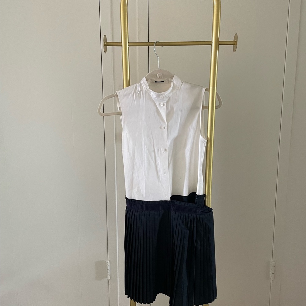 JIL SANDR NAVY TENNIS DRESS